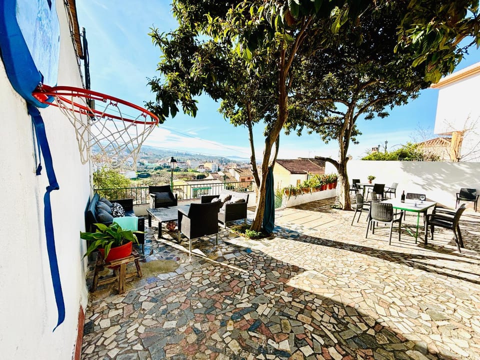 Patio, Day, Natural landscape