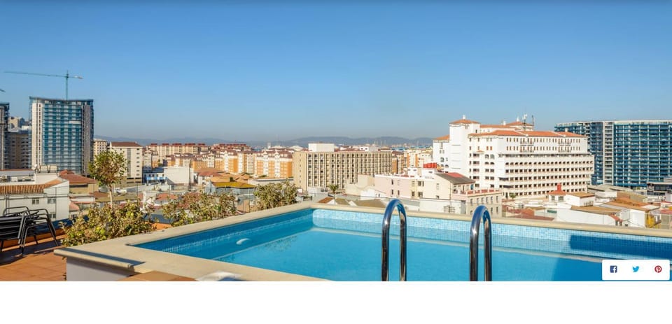 Property building, City view, Pool view, Swimming pool