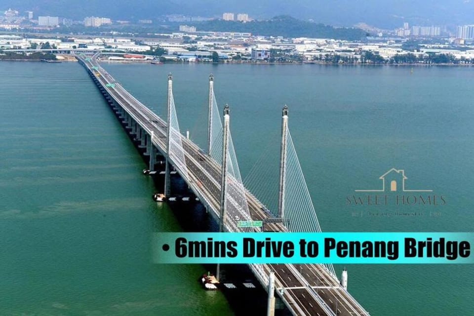 Blue Studio Suite 1-4pax B'Worth Prai@SwimmingPool Apartment in Penang