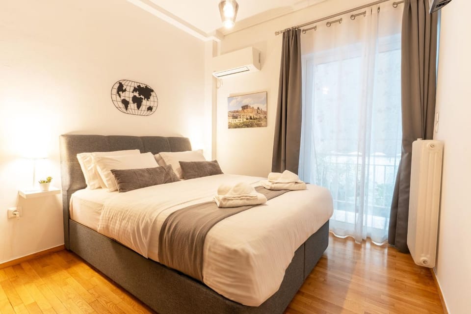 Bed, Bedroom, air conditioner