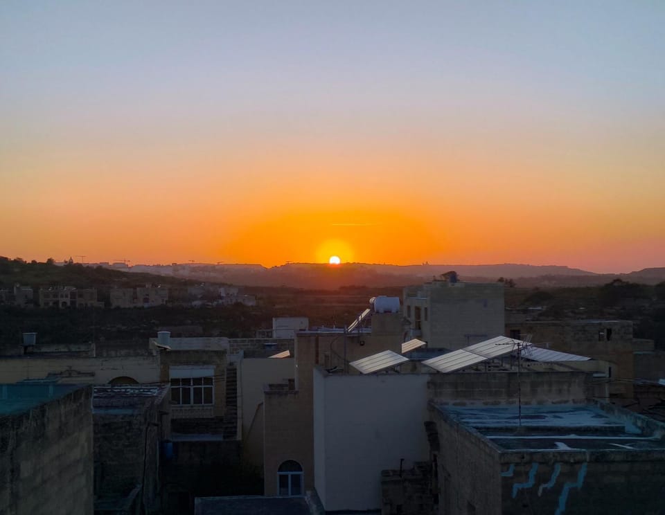 Natural landscape, Balcony/Terrace, Sunset