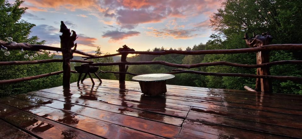 Natural landscape, View (from property/room), Balcony/Terrace, Balcony/Terrace, Sunset