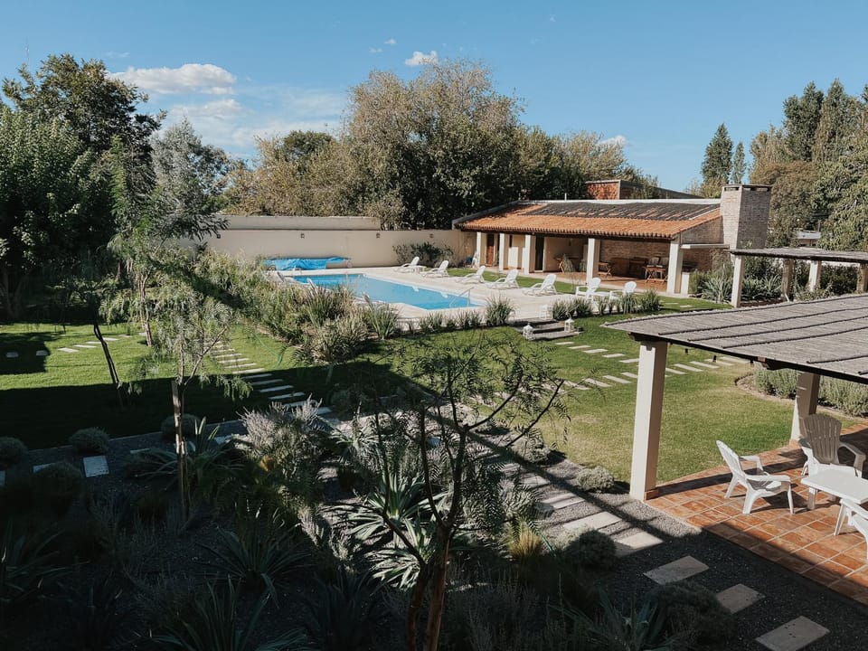Patio, Day, Garden, Pool view, Swimming pool