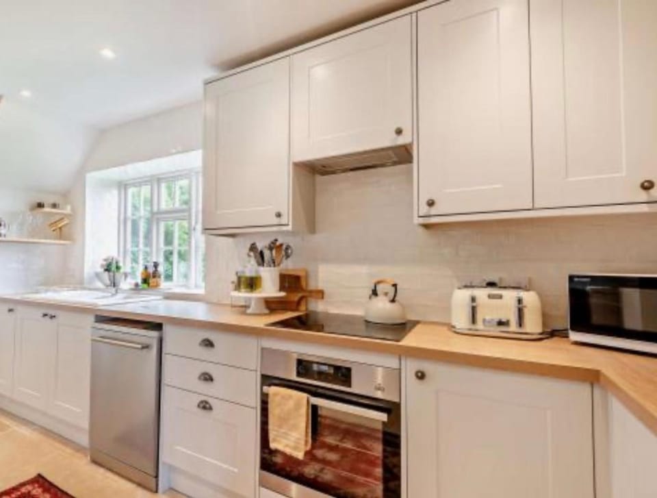 Kitchen or kitchenette, dishwasher