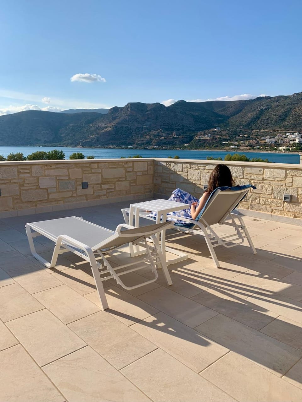 Day, Natural landscape, View (from property/room), Balcony/Terrace, Sea view, sunbed