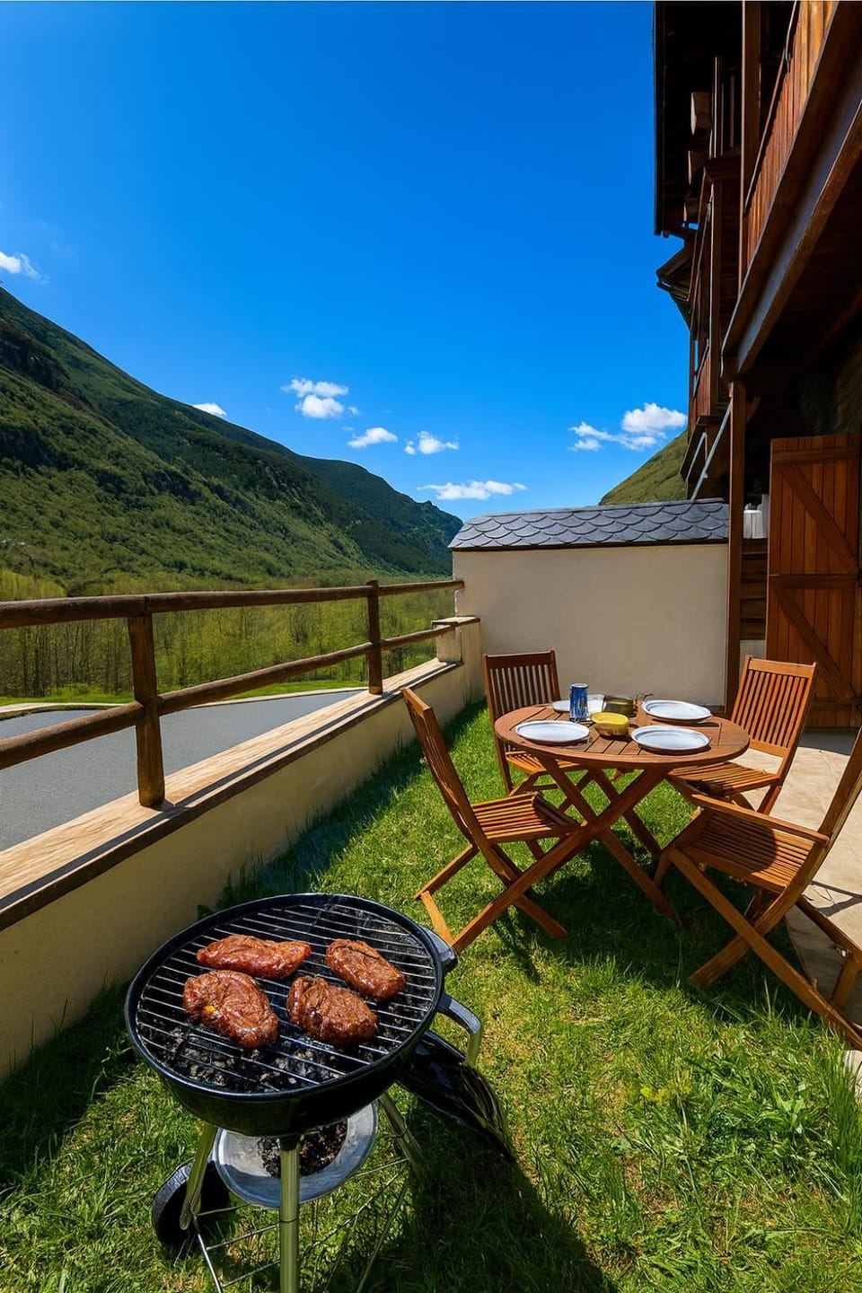 Garden, Mountain view