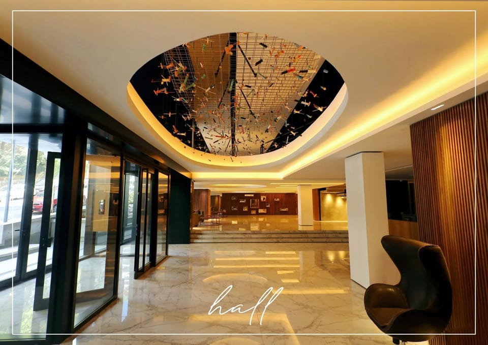 Property building, Living room, Lobby or reception