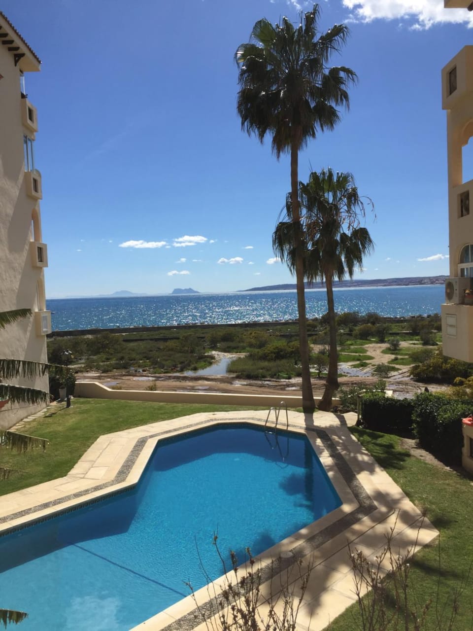 Property building, Natural landscape, Pool view