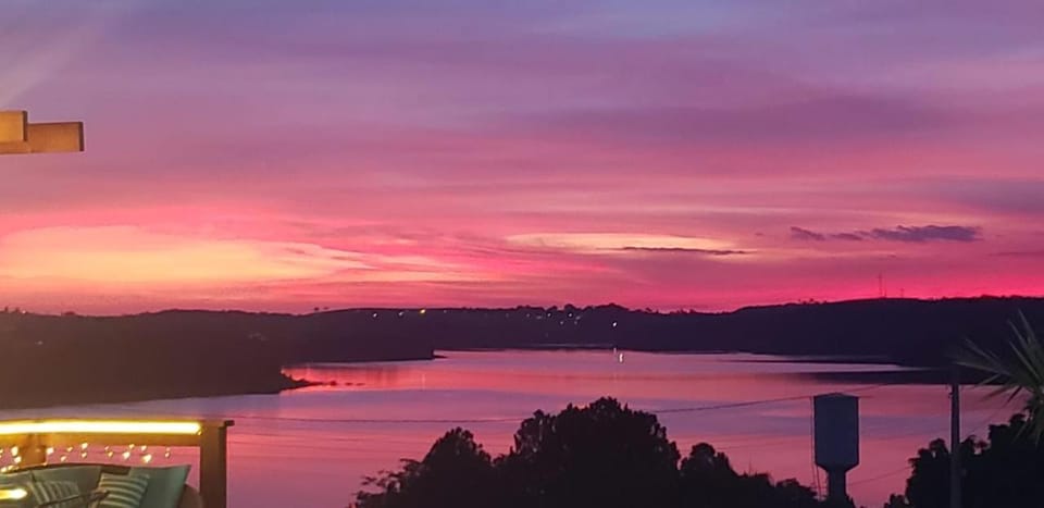 Natural landscape, River view, Sunset