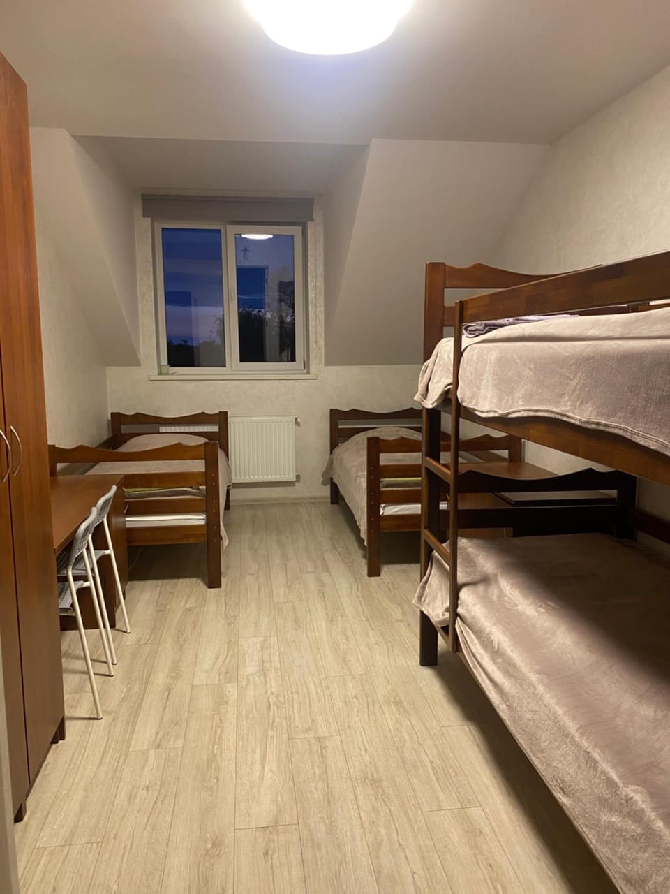 Bed, Photo of the whole room, Bedroom, bunk bed