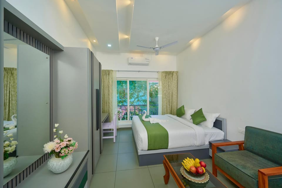 Bed, TV and multimedia, Bedroom, air conditioner