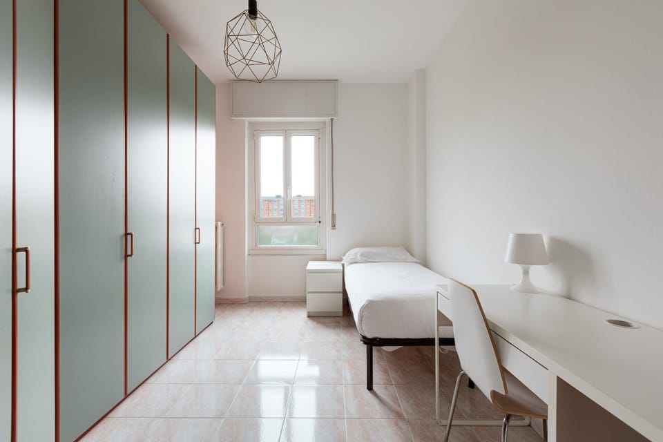 Bed, Photo of the whole room, Bedroom, wardrobe