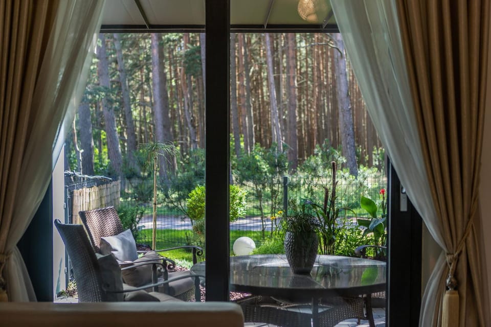 Patio, Seating area, Garden view