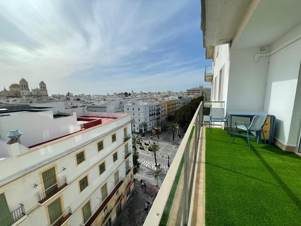Property building, Patio, Day, View (from property/room), Balcony/Terrace
