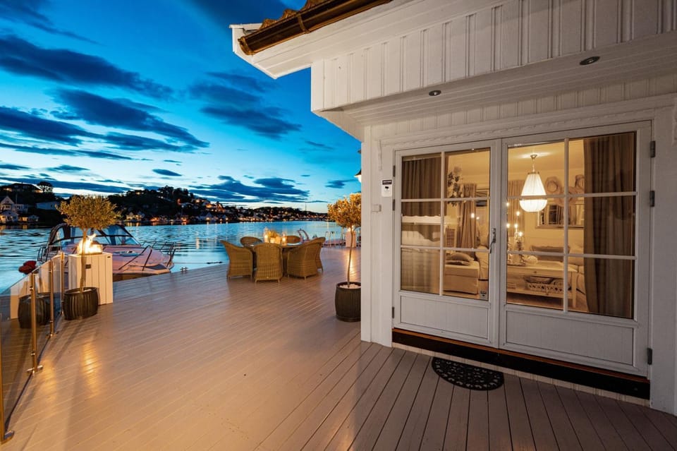 Patio, Night, View (from property/room), Sea view