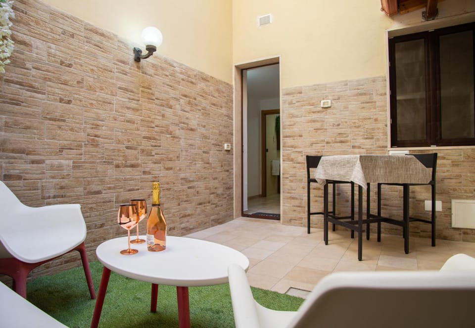 Patio, Seating area, Dining area