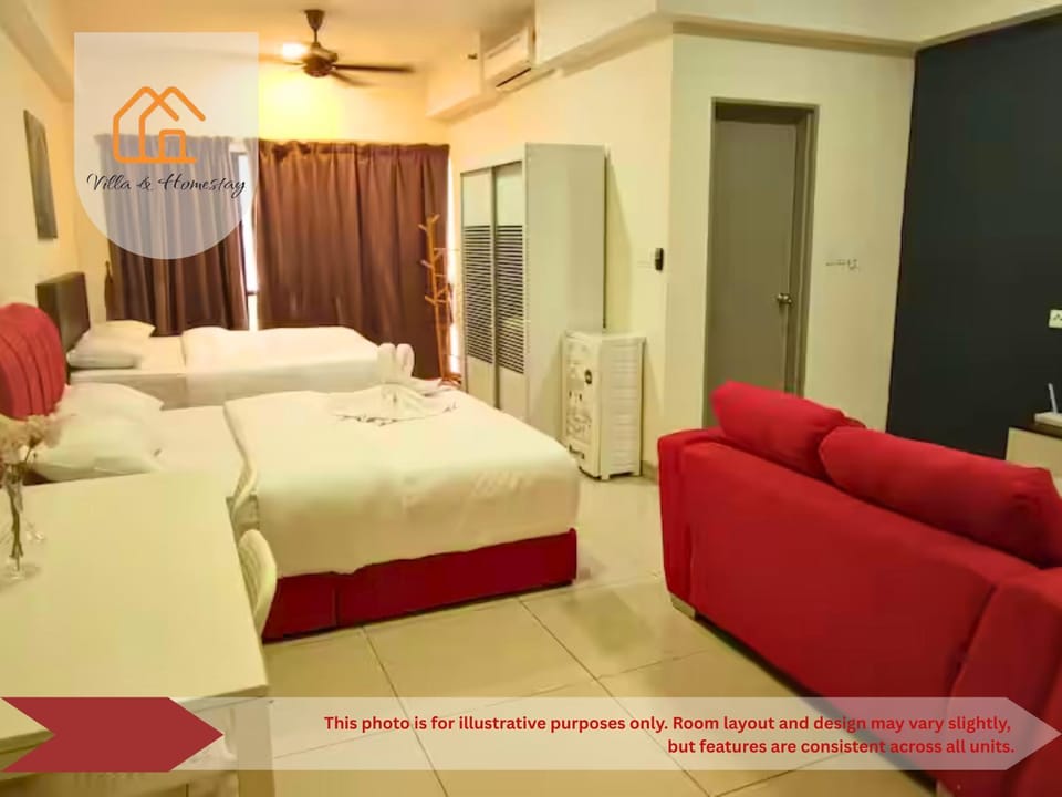 RumaKU at HYVE SOHO Cyberjaya - Studio 4pax - Wifi Apartment in Putrajaya