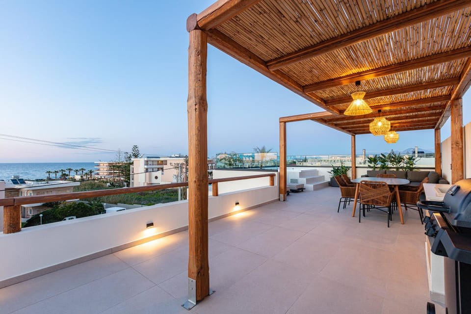 BBQ facilities, Balcony/Terrace, Sea view