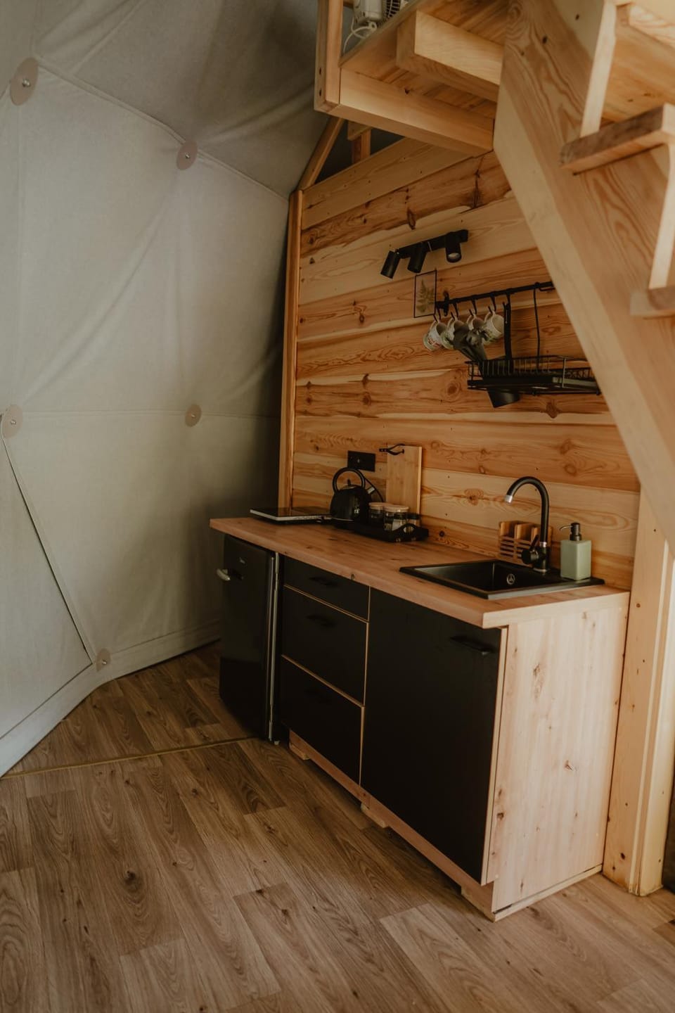 Czarna Hańcza Glamping Luxury tent in Lithuania
