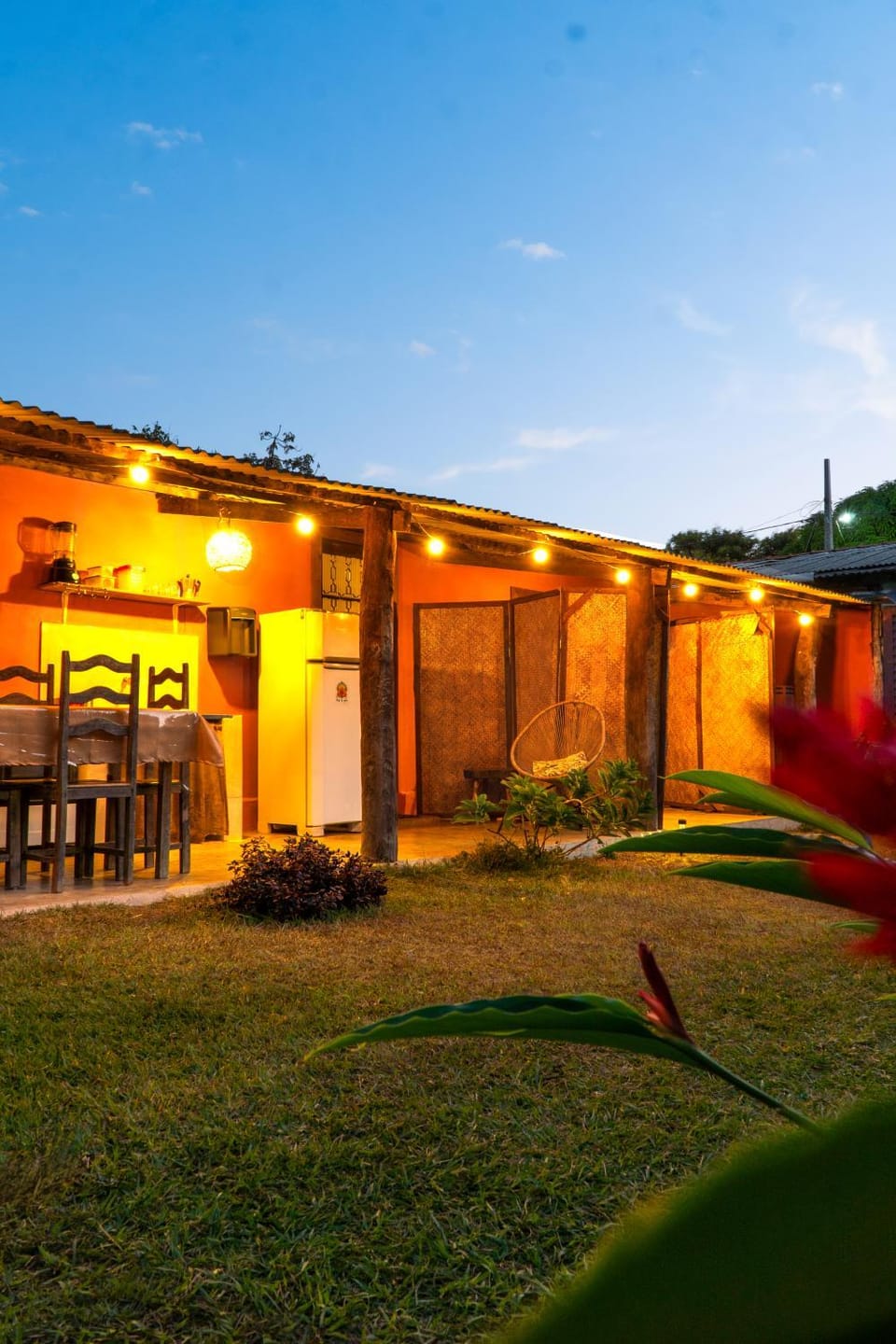 Property building, Patio, Garden, Dining area, Garden view