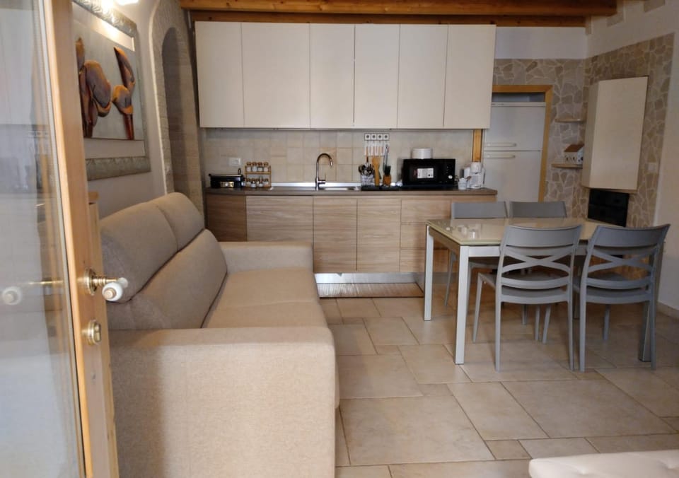 Living room, kitchen