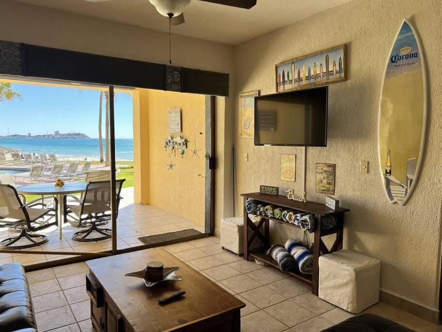 Sandy Beach Princesa A103 Ocean Front Resort Apartment in Rocky Point