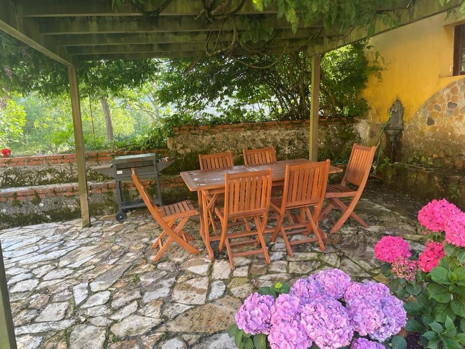 Patio, Spring, Day, Garden, Balcony/Terrace, Dining area, Garden view