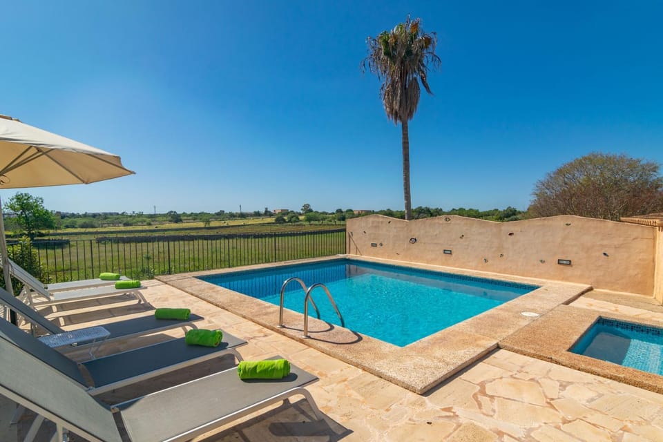 Natural landscape, Swimming pool, sunbed