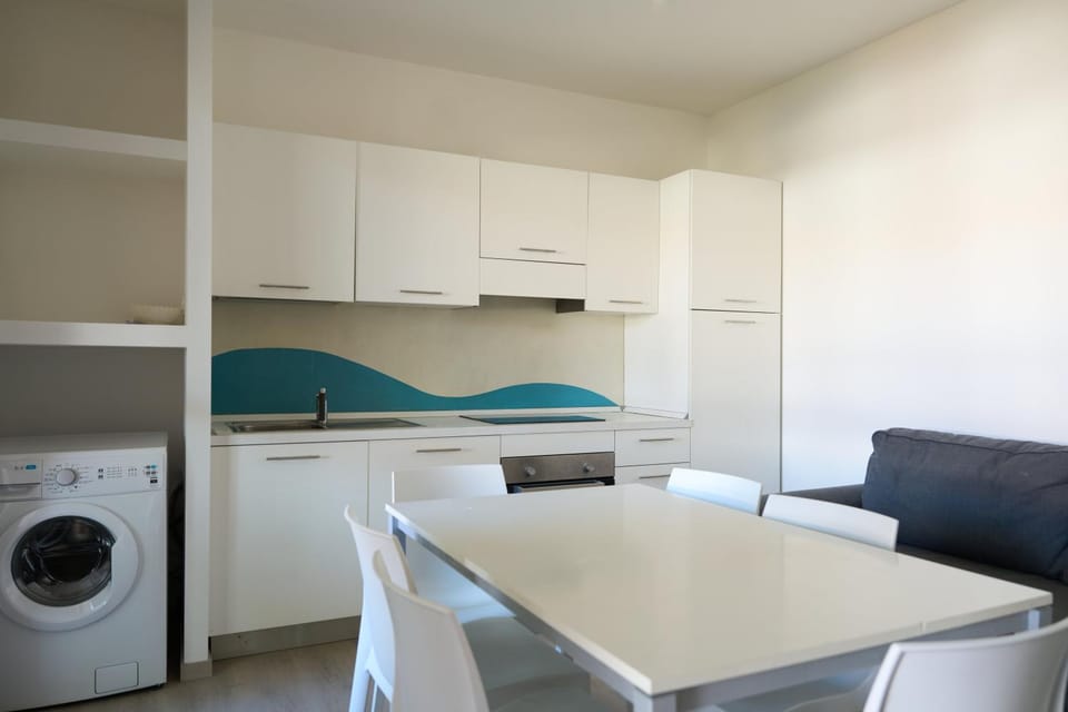 Kitchen or kitchenette, Living room, Dining area