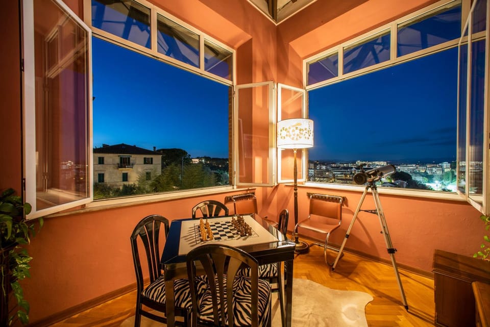 Patio, Night, View (from property/room), Balcony/Terrace, Living room, Seating area