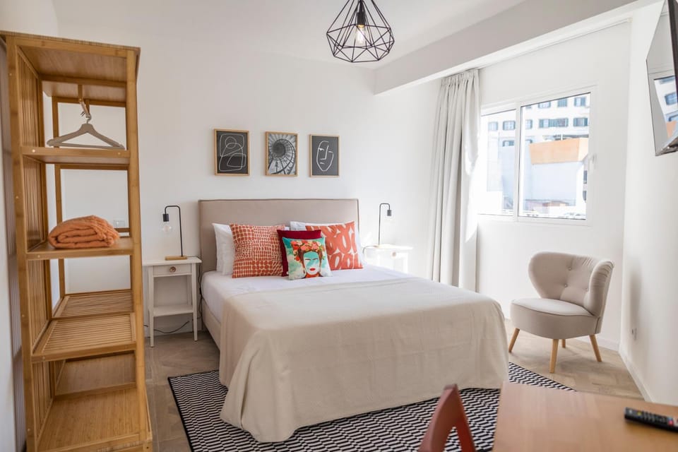 Bed, Bedroom, wardrobe