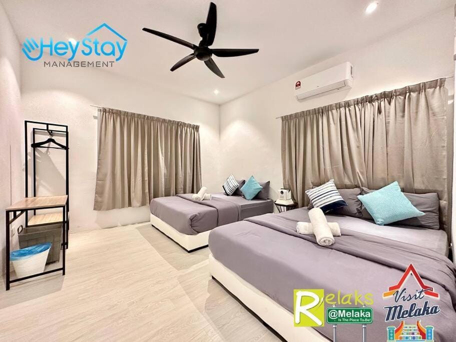 Klebang Villa 17Pax PrivateSwimmingPool TownArea By Heystay Management Villa in Malacca