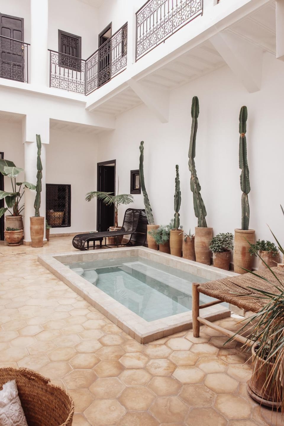 Patio, Pool view