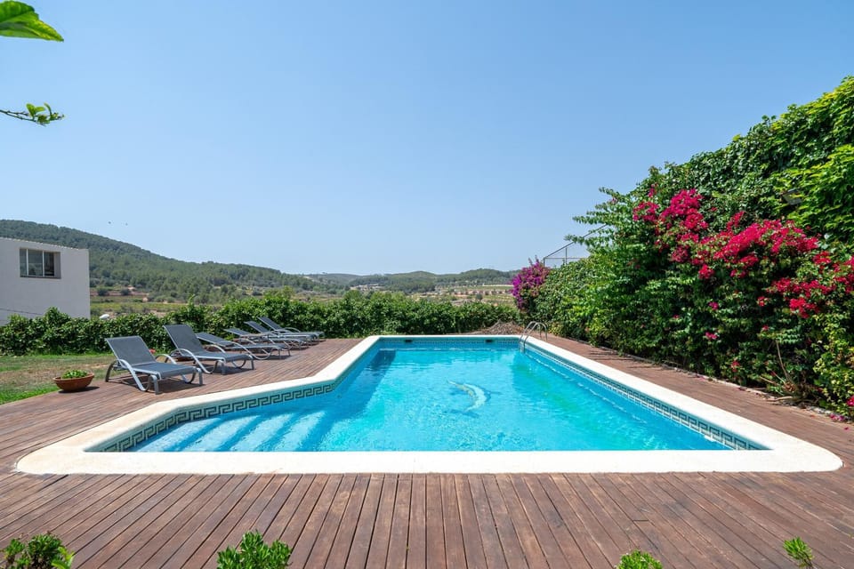 Property building, Living room, Swimming pool