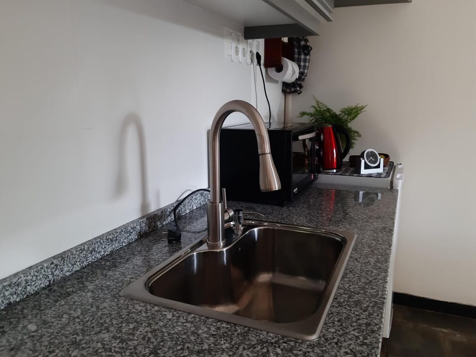 Kitchen or kitchenette, minibar
