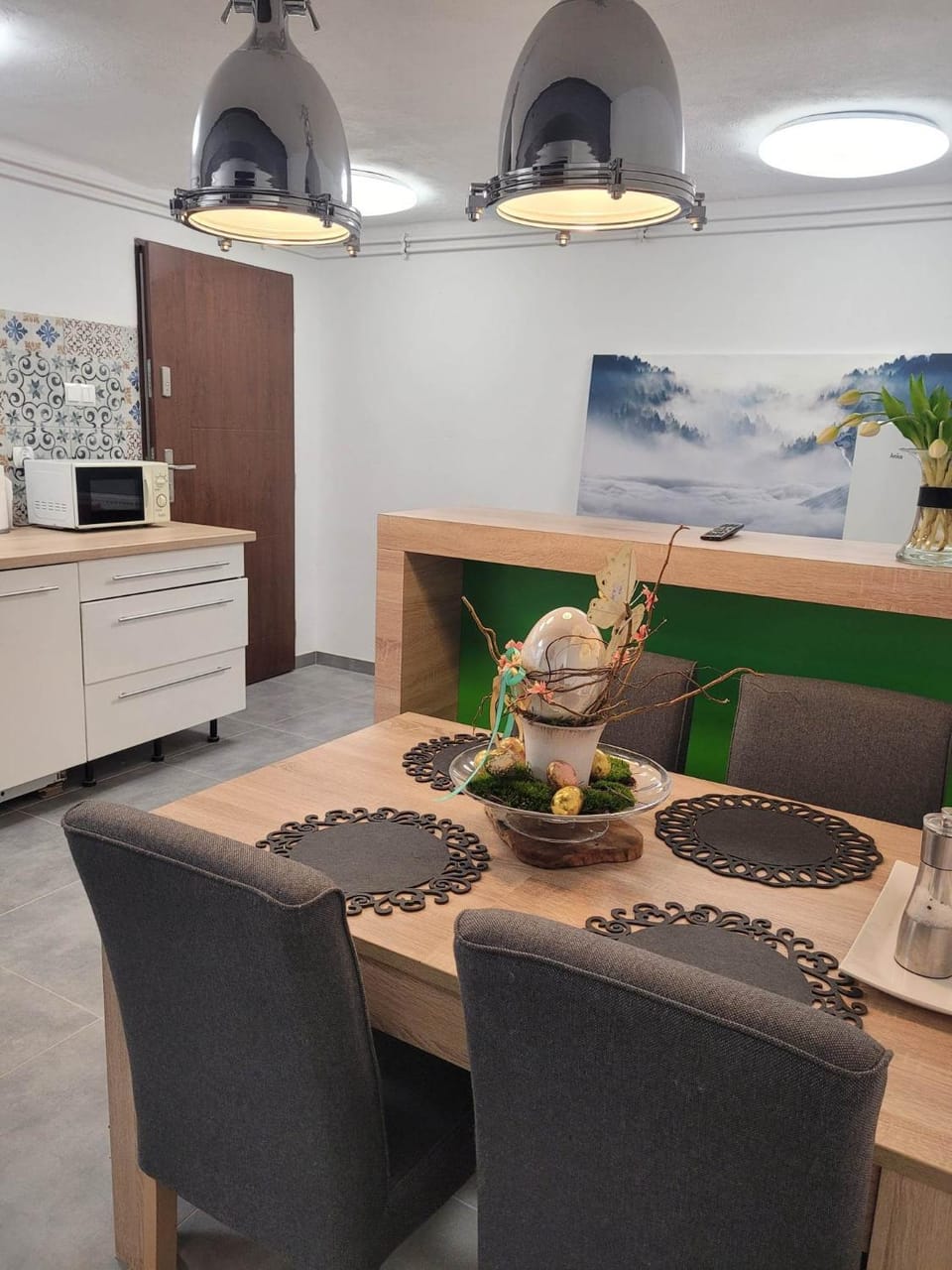 Kitchen or kitchenette, Food and drinks, Dining area, Food, pet friendly, stove