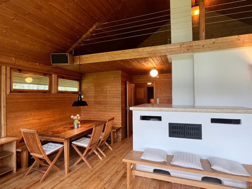 Living room, Dining area, flat iron