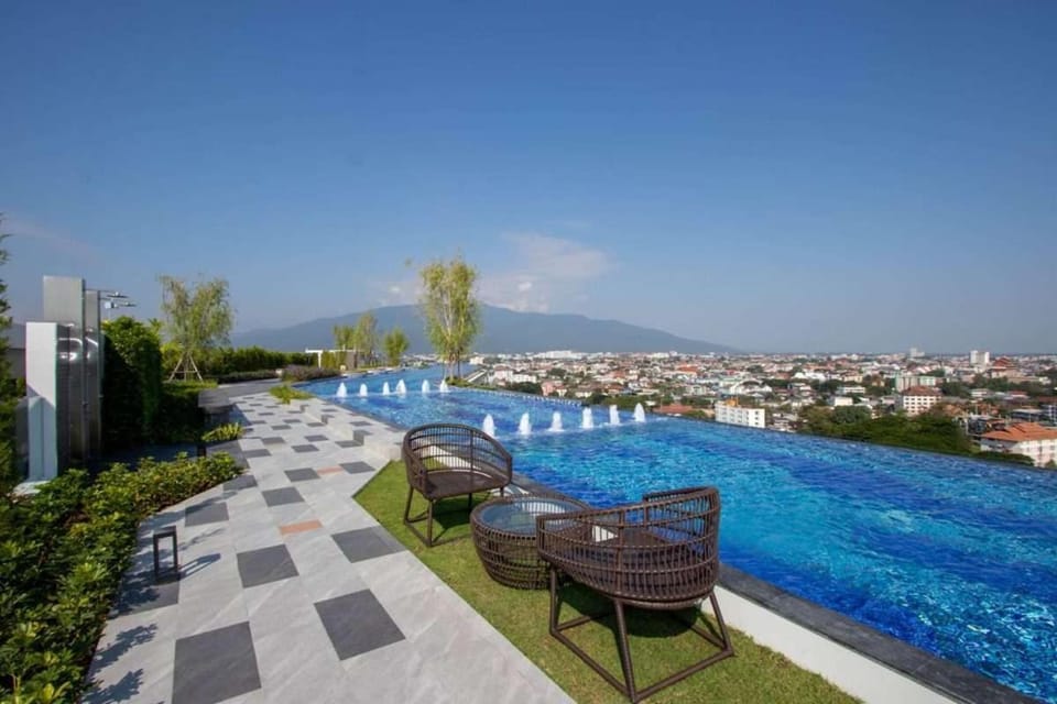 The Astra Sky River Condominium Rooftop Pool Apartment in Chiang Mai