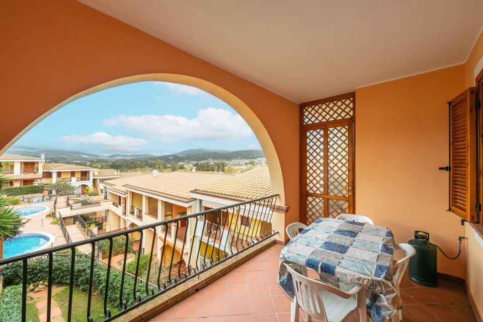 Property building, Living room, Swimming pool