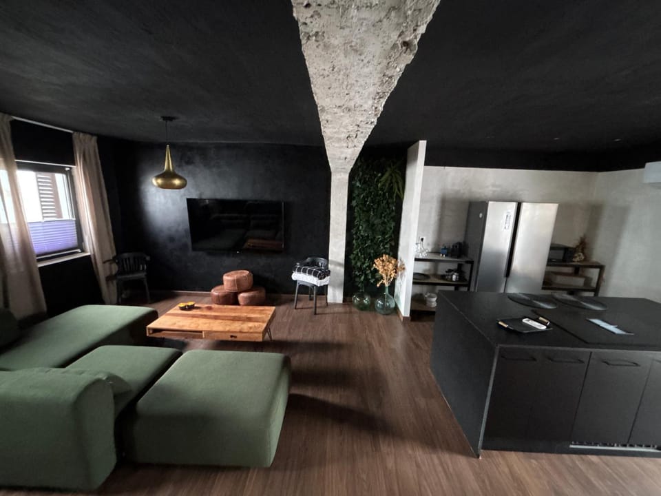 Kitchen or kitchenette, Living room, Photo of the whole room, Dining area, stove