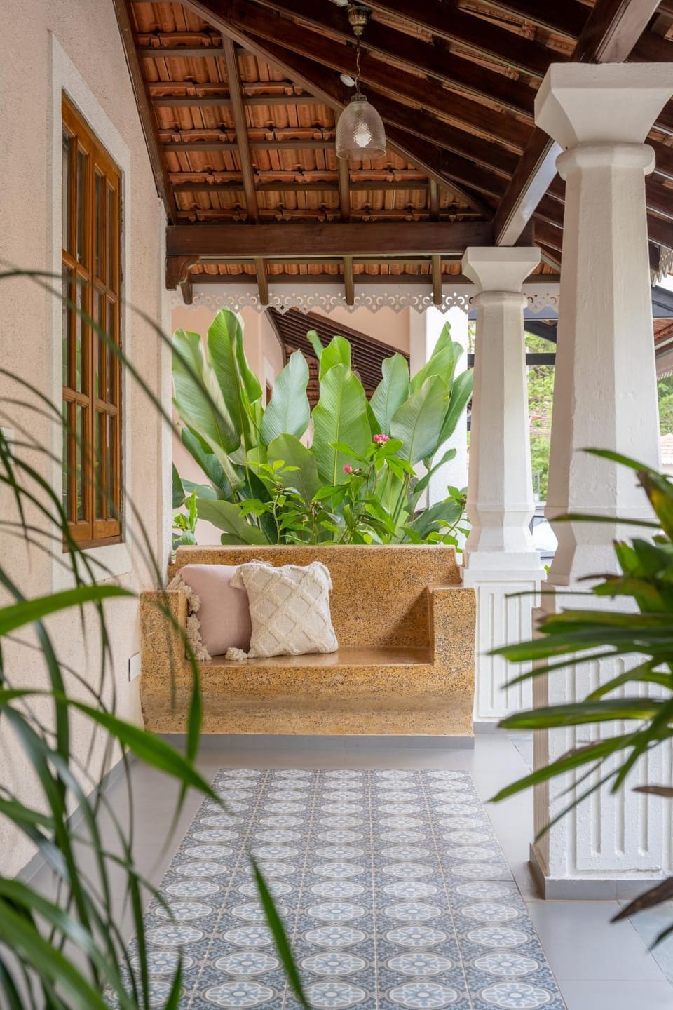 Garden, Living room, Seating area, Garden view