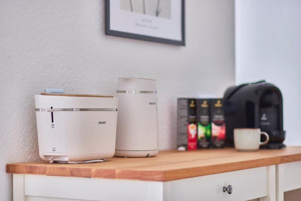 Coffee/tea facilities, Kitchen or kitchenette, toaster