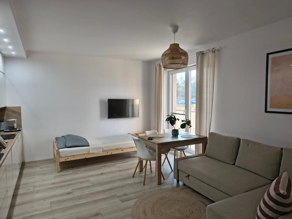 Bed, TV and multimedia, Living room, Photo of the whole room, Dining area