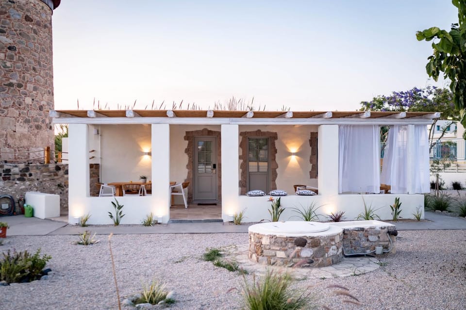 Property building, Sunset