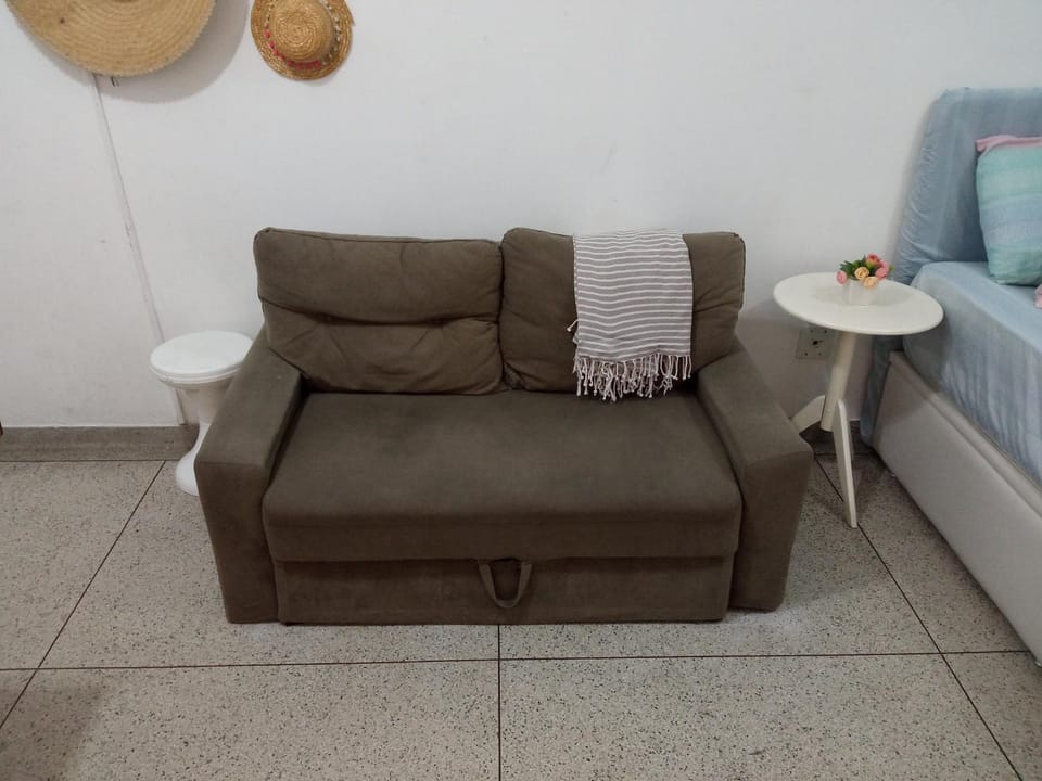 Apto frente ao mar, ar cond. frio e Wi-Fi Apartment in Santos