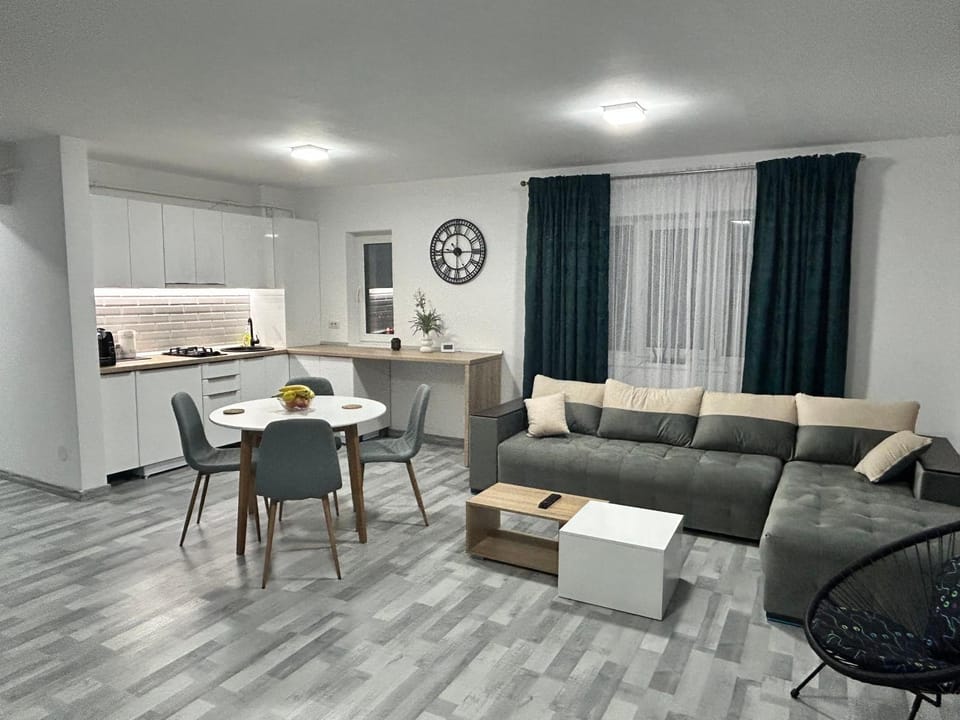 Kitchen or kitchenette, Living room, Dining area