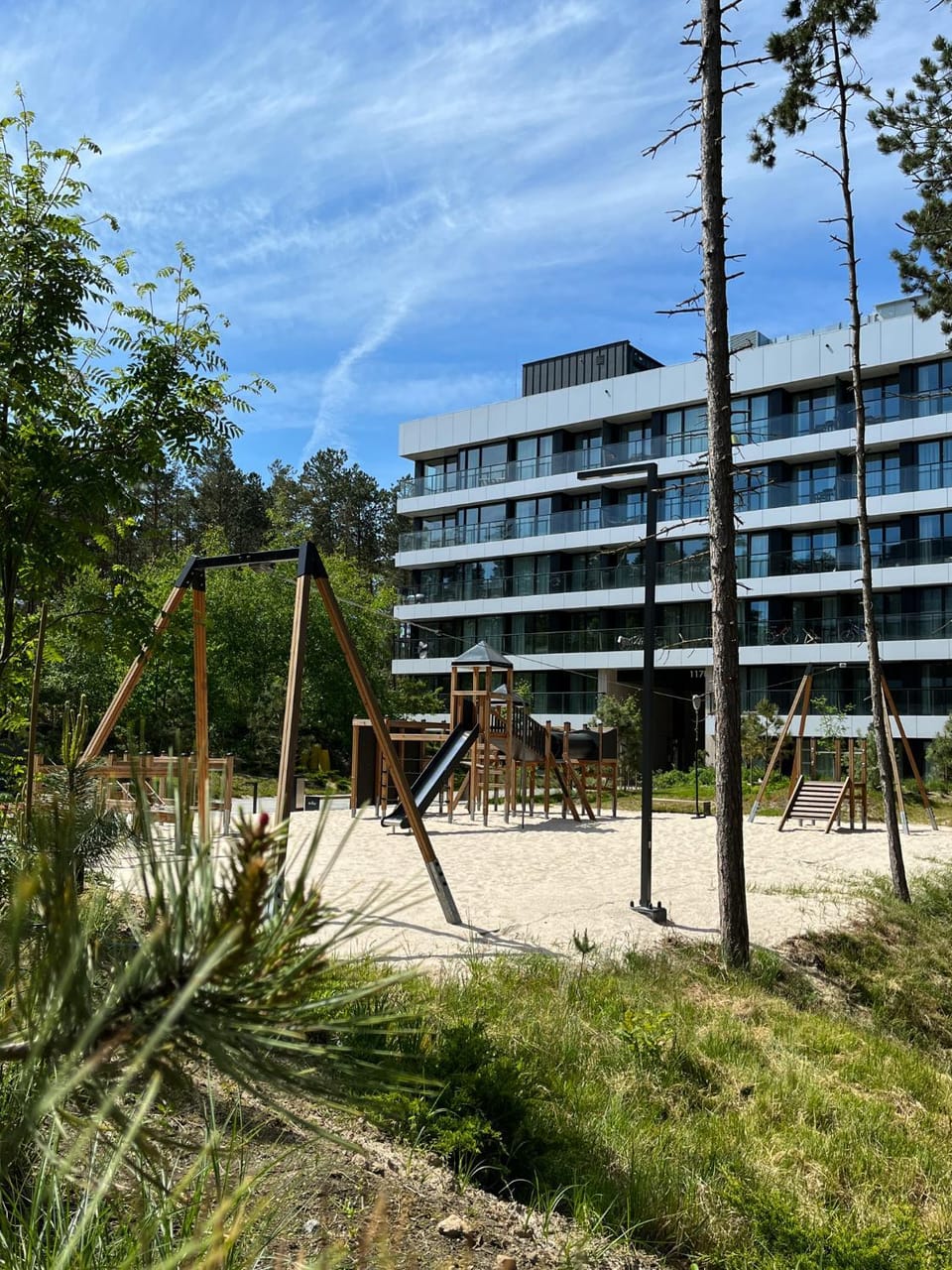 Spring, Day, Natural landscape, Children play ground