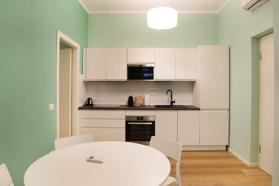 Kitchen or kitchenette, Dining area, oven, stove, kitchen