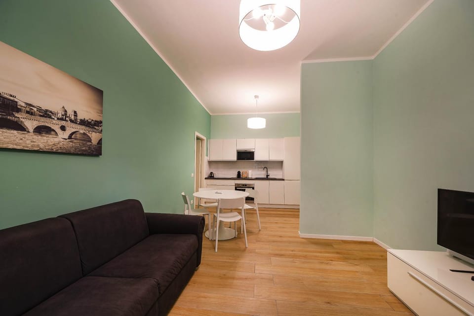 Kitchen or kitchenette, Living room, Dining area