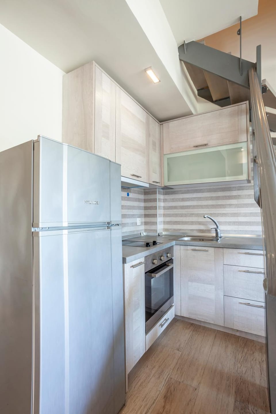 Kitchen or kitchenette, oven, stove